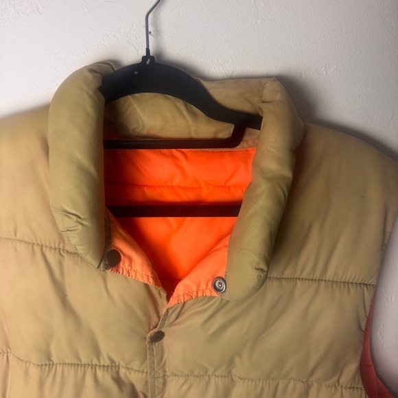 Vintage reversible hunting puffer vest jacket - Picture 4 of 12